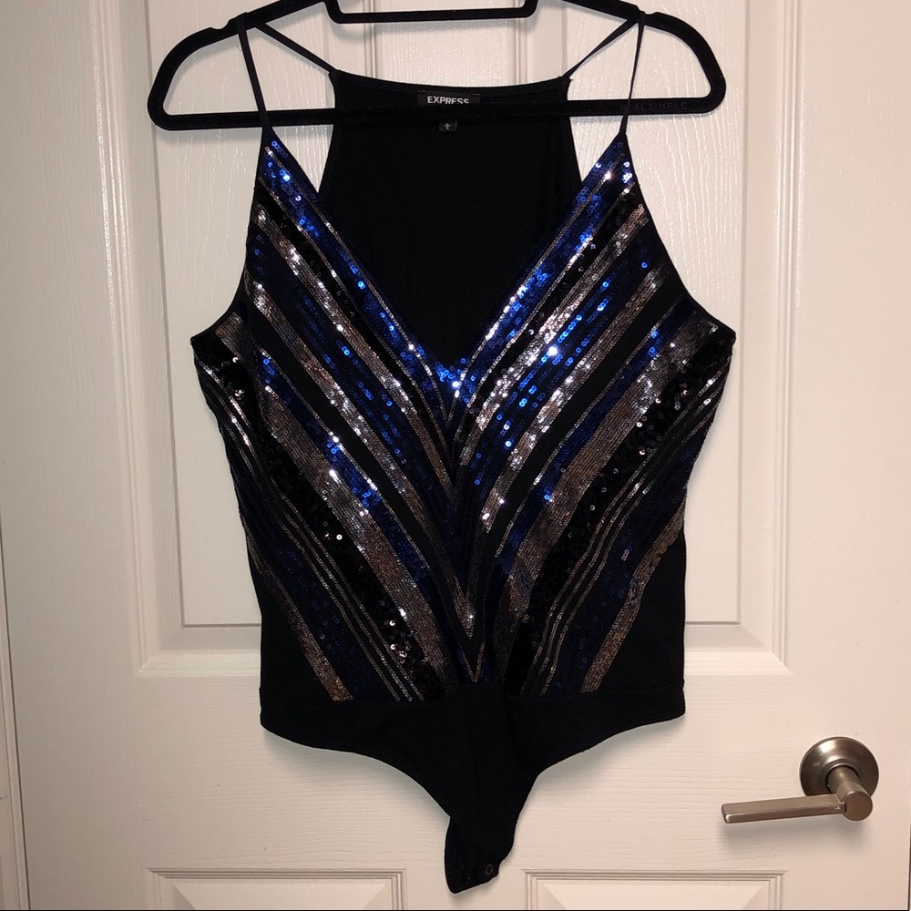 Express Sequin Bodysuit